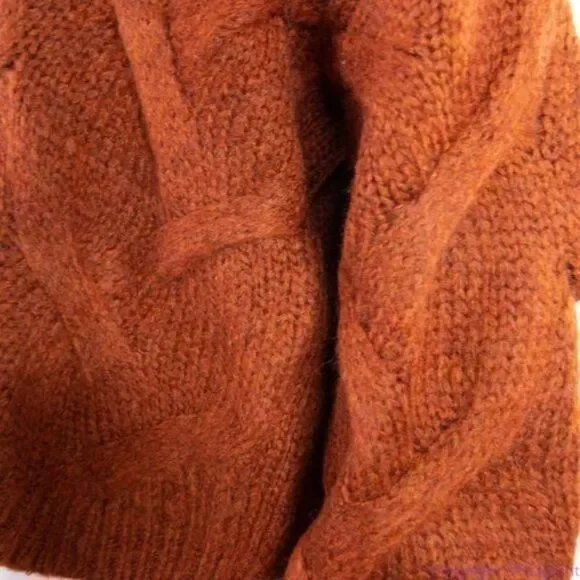 NEW Madewell Somervell Modern Cable Turtleneck Sweater,‎ size XXS